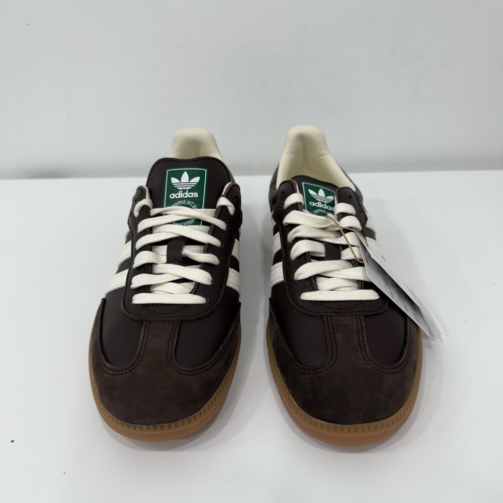 Adidas Samba OG Dark Brown Gum Sneakers Shoes JR0891 Men's Size 8 Brand New - Picture 2 of 5